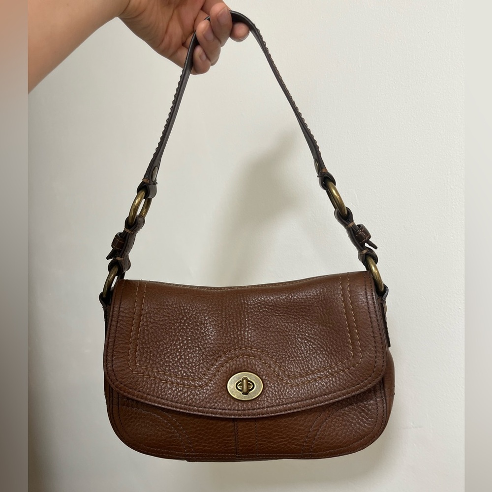 COACH 10451 CHELSEA Small Turn Lock
Flap Shoulder Y2K Vintage